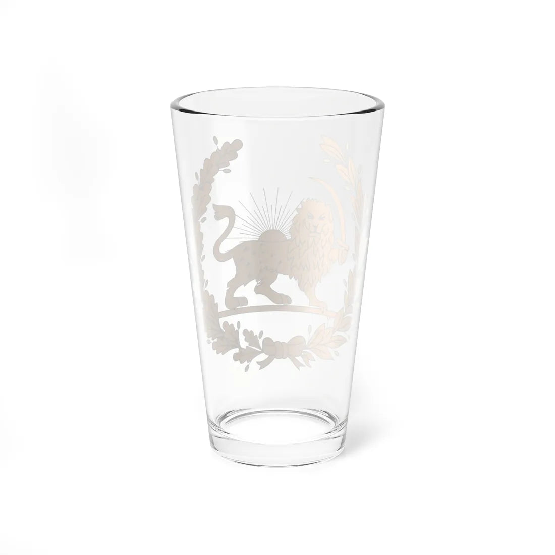 Coat of Arms of Persia 16th century-1907 (Iran) (Coat of Arms) Pint Glass 16oz - Go Mug Yourself