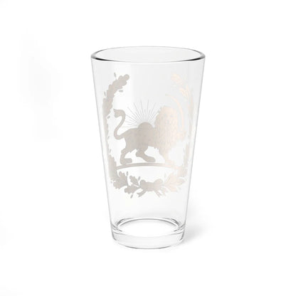 Coat of Arms of Persia 16th century-1907 (Iran) (Coat of Arms) Pint Glass 16oz - Go Mug Yourself