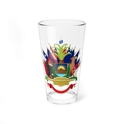 Coat of arms of Peru 1821-1825 (Peru) (Coat of Arms) Pint Glass 16oz 16oz - Go Mug Yourself