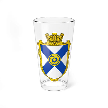 Coat of arms of Pervozvanivka Kirovohrad Oblast (Ukraine) (Coat of Arms) Pint Glass 16oz 16oz - Go Mug Yourself