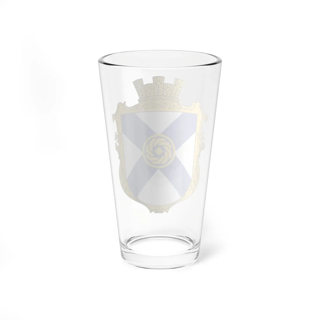 Coat of arms of Pervozvanivka Kirovohrad Oblast (Ukraine) (Coat of Arms) Pint Glass 16oz - Go Mug Yourself