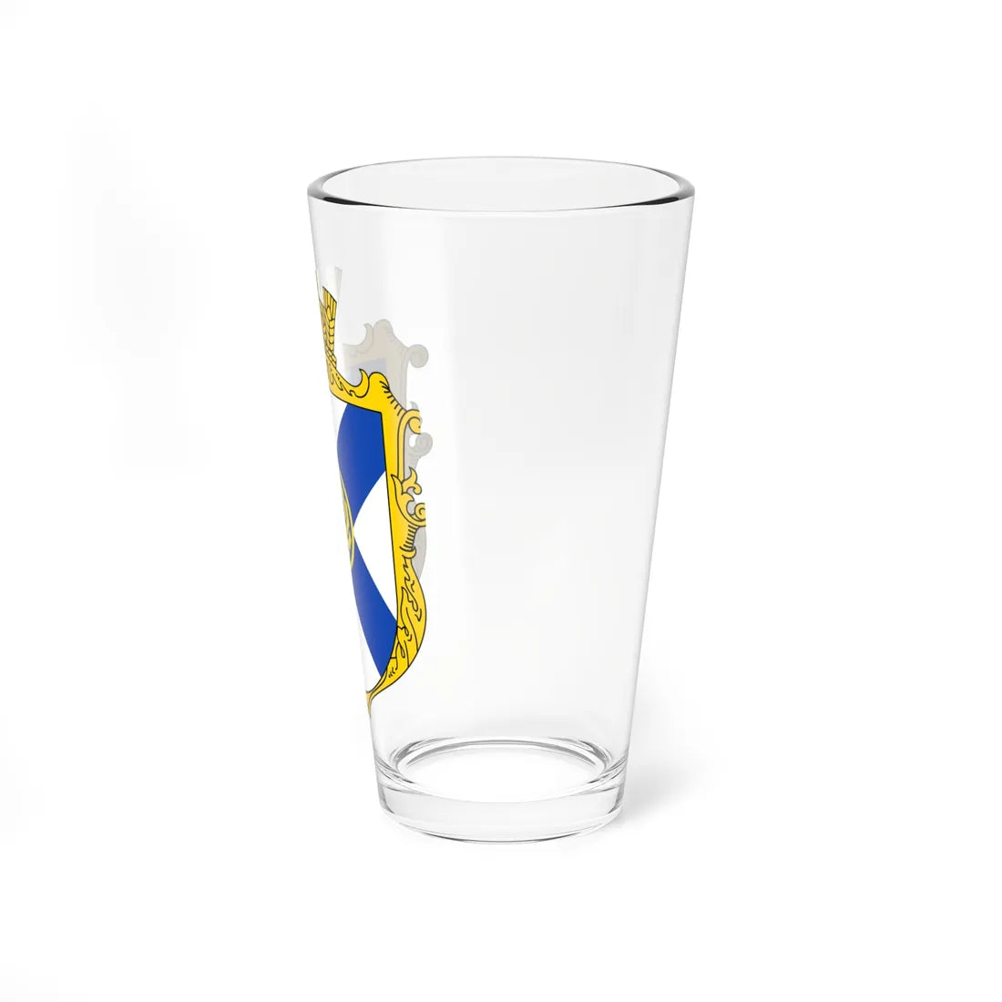Coat of arms of Pervozvanivka Kirovohrad Oblast (Ukraine) (Coat of Arms) Pint Glass 16oz - Go Mug Yourself