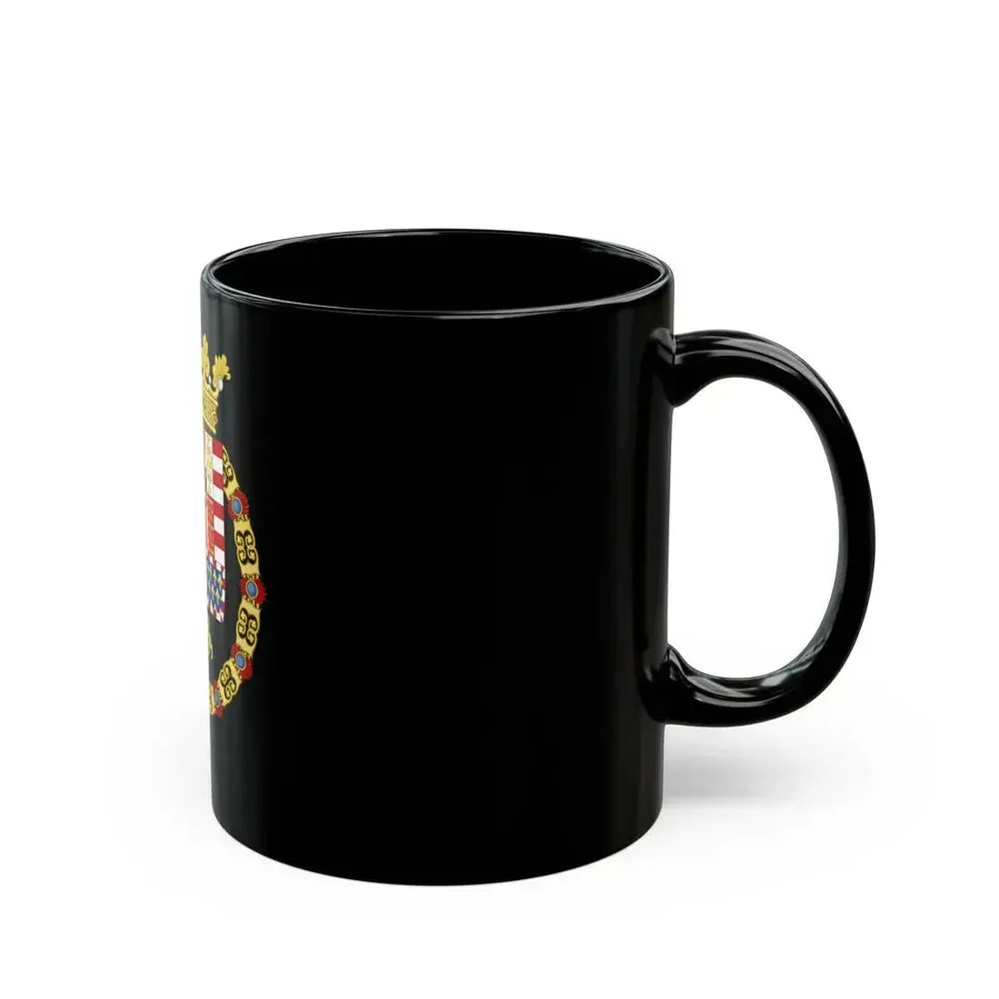 Coat of Arms of Philip II of Spain (1558-1580) - Black Coffee Mug - Go Mug Yourself