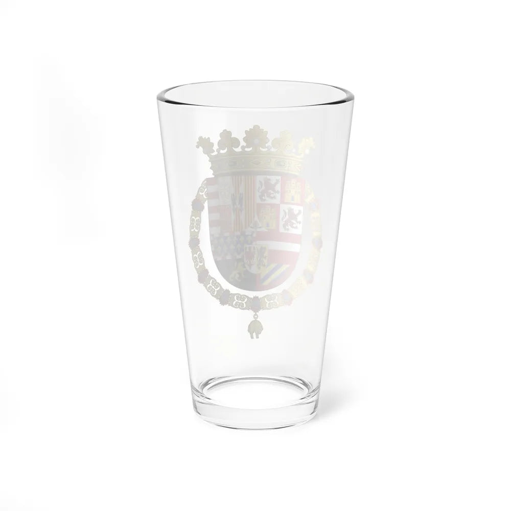 Coat of Arms of Philip II of Spain (1558-1580) - Pint Glass 16oz-Go Mug Yourself