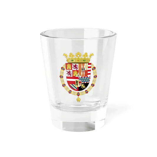 Coat of Arms of Philip II of Spain (1558-1580) - Shot Glass 1.5oz 1.5oz - Go Mug Yourself