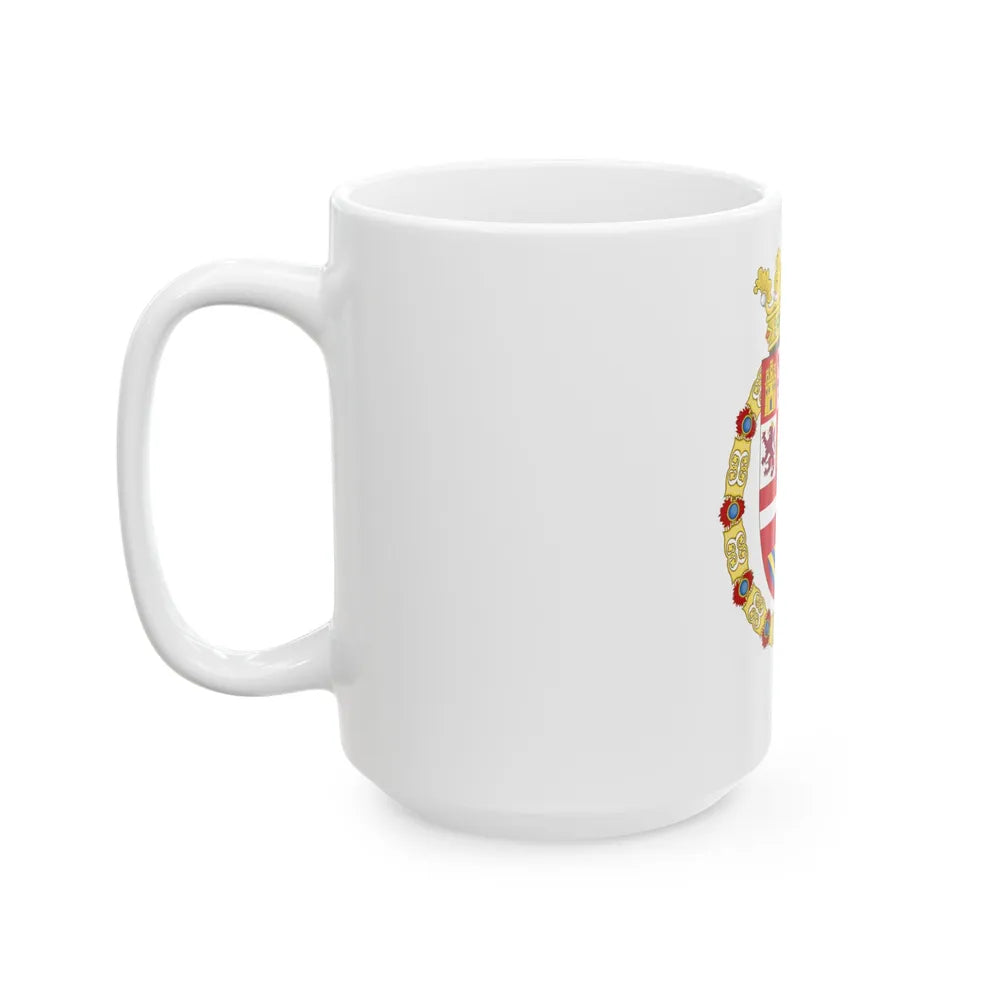 Coat of Arms of Philip II of Spain (1558-1580) - White Coffee Mug-Go Mug Yourself