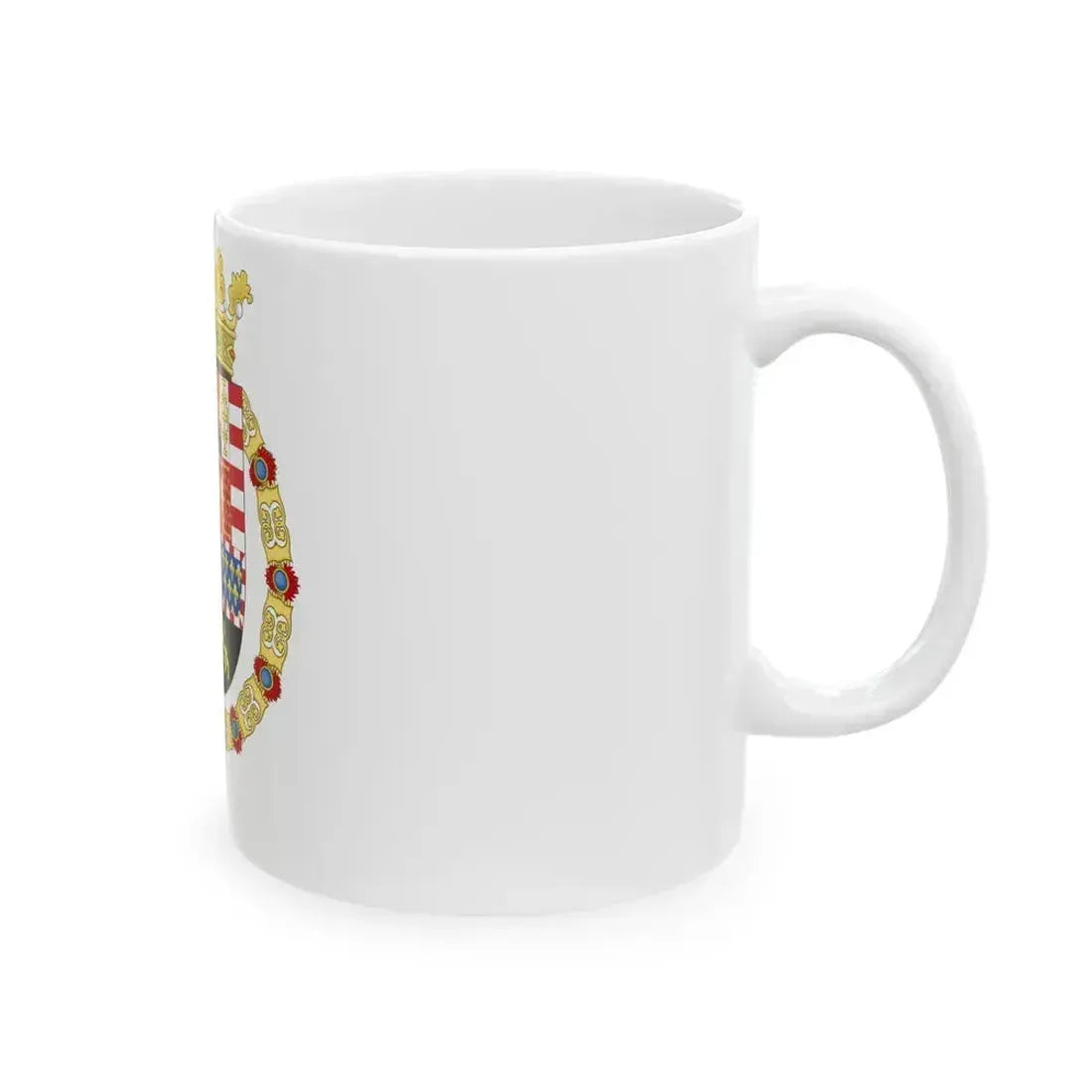 Coat of Arms of Philip II of Spain (1558-1580) - White Coffee Mug - Go Mug Yourself