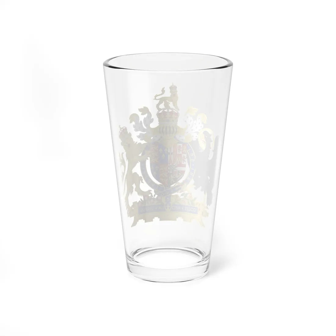 Coat of Arms of Philip II of Spain and Mary I of England 1554-1558 Variant 1 Shield 1 Motto 1 (England) (Coat of Arms) Pint Glass 16oz - Go Mug Yourself