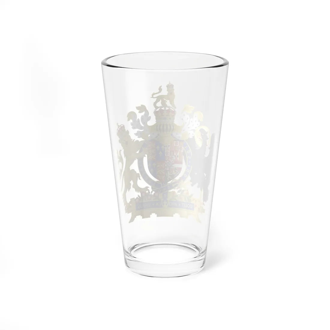 Coat of Arms of Philip II of Spain and Mary I of England 1554-1558 Variant 1 Shield 2 Motto 1 (England) (Coat of Arms) Pint Glass 16oz - Go Mug Yourself