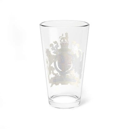 Coat of Arms of Philip II of Spain and Mary I of England 1554-1558 Variant 1 Shield 2 Motto 1 (England) (Coat of Arms) Pint Glass 16oz - Go Mug Yourself