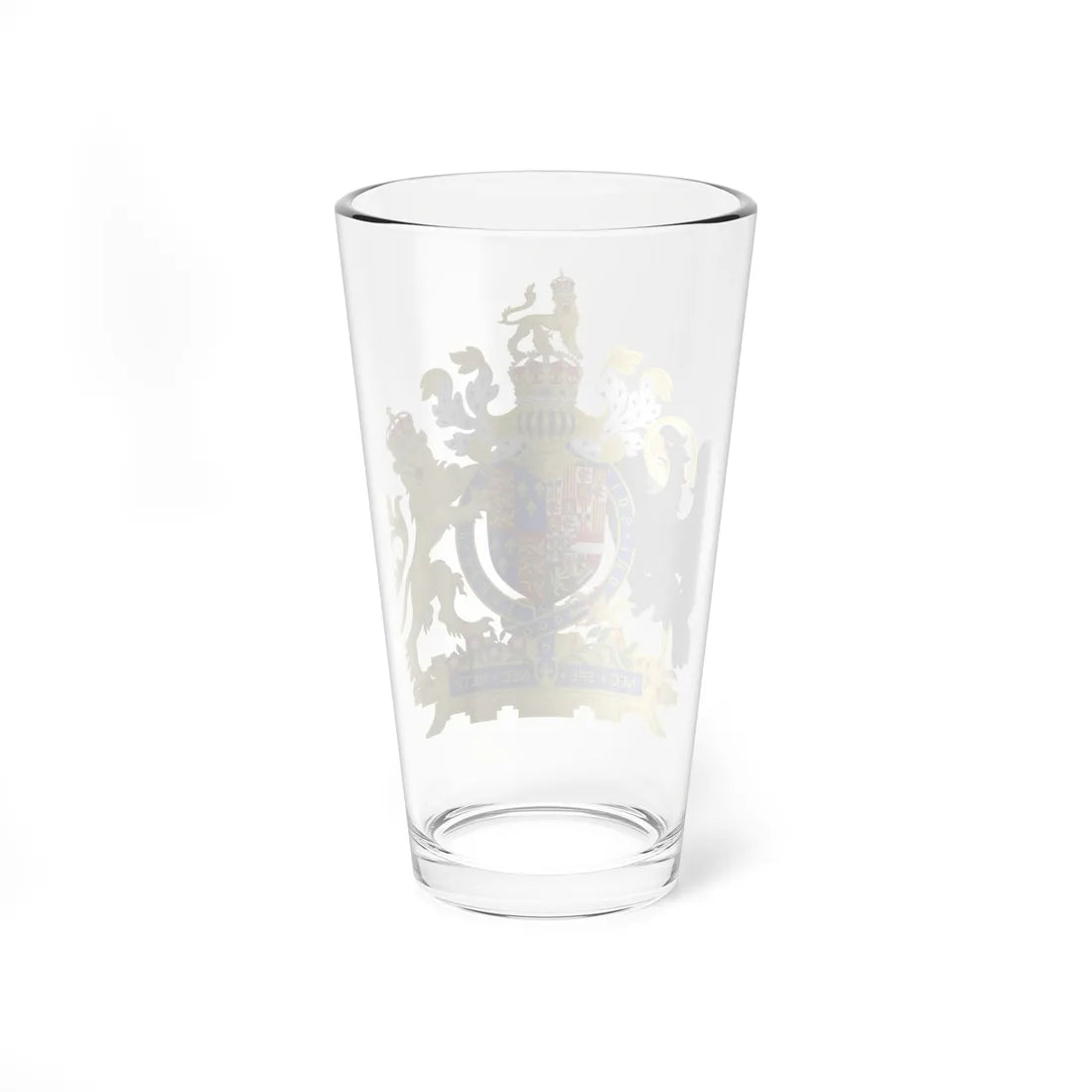 Coat of Arms of Philip II of Spain and Mary I of England 1554-1558 Variant 1 Shield 2 Motto 2 (England) (Coat of Arms) Pint Glass 16oz - Go Mug Yourself