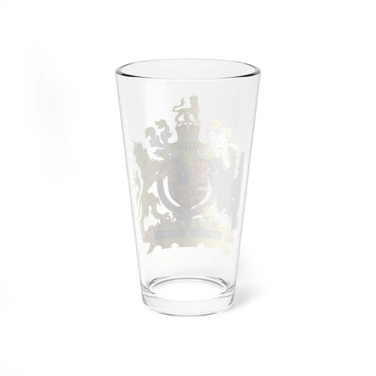 Coat of Arms of Philip II of Spain and Mary I of England 1554-1558 Variant 1 Shield 2 Motto 2 (England) (Coat of Arms) Pint Glass 16oz - Go Mug Yourself