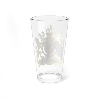 Coat of Arms of Philip II of Spain and Mary I of England 1554-1558 Variant 1 Shield 3 Motto 2 (England) (Coat of Arms) Pint Glass 16oz - Go Mug Yourself