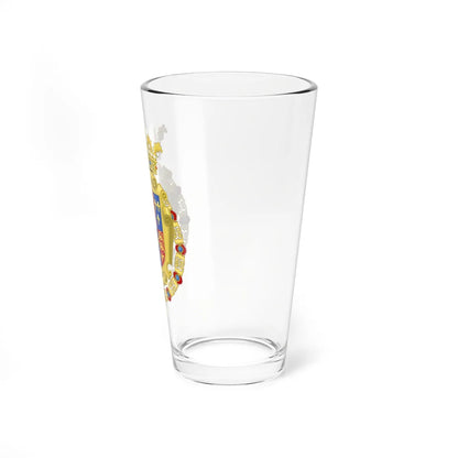 Coat of Arms of Philip II of Spain as Monarch of Milan 1554-1558 (Italy) (Coat of Arms) Pint Glass 16oz - Go Mug Yourself