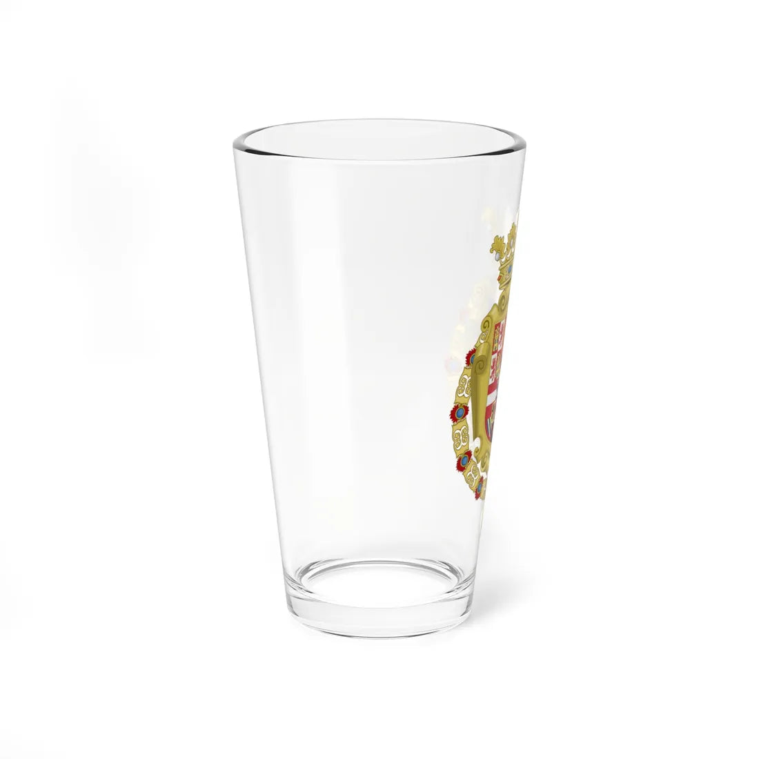 Coat of Arms of Philip II of Spain as Monarch of Milan 1554-1558 (Spain) (Coat of Arms) Pint Glass 16oz - Go Mug Yourself