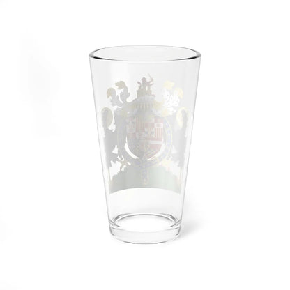 Coat of Arms of Philip II of Spain Order of the Garter (England) (Coat of Arms) Pint Glass 16oz - Go Mug Yourself