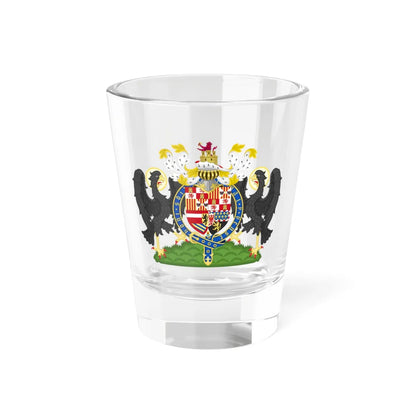 Coat of Arms of Philip II of Spain Order of the Garter (England) (Coat of Arms) Shot Glass 1.5oz 1.5oz - Go Mug Yourself