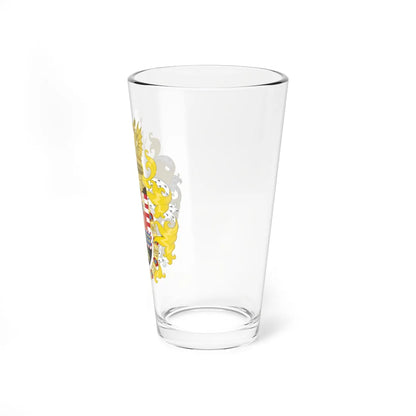 Coat of Arms of Philip II of Spain with Germanic Ornaments 1558-1580 (Spain) (Coat of Arms) Pint Glass 16oz - Go Mug Yourself