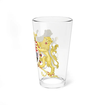 Coat of Arms of Philip II of Spain with Supporters 1558-1580 (Spain) (Coat of Arms) Pint Glass 16oz - Go Mug Yourself