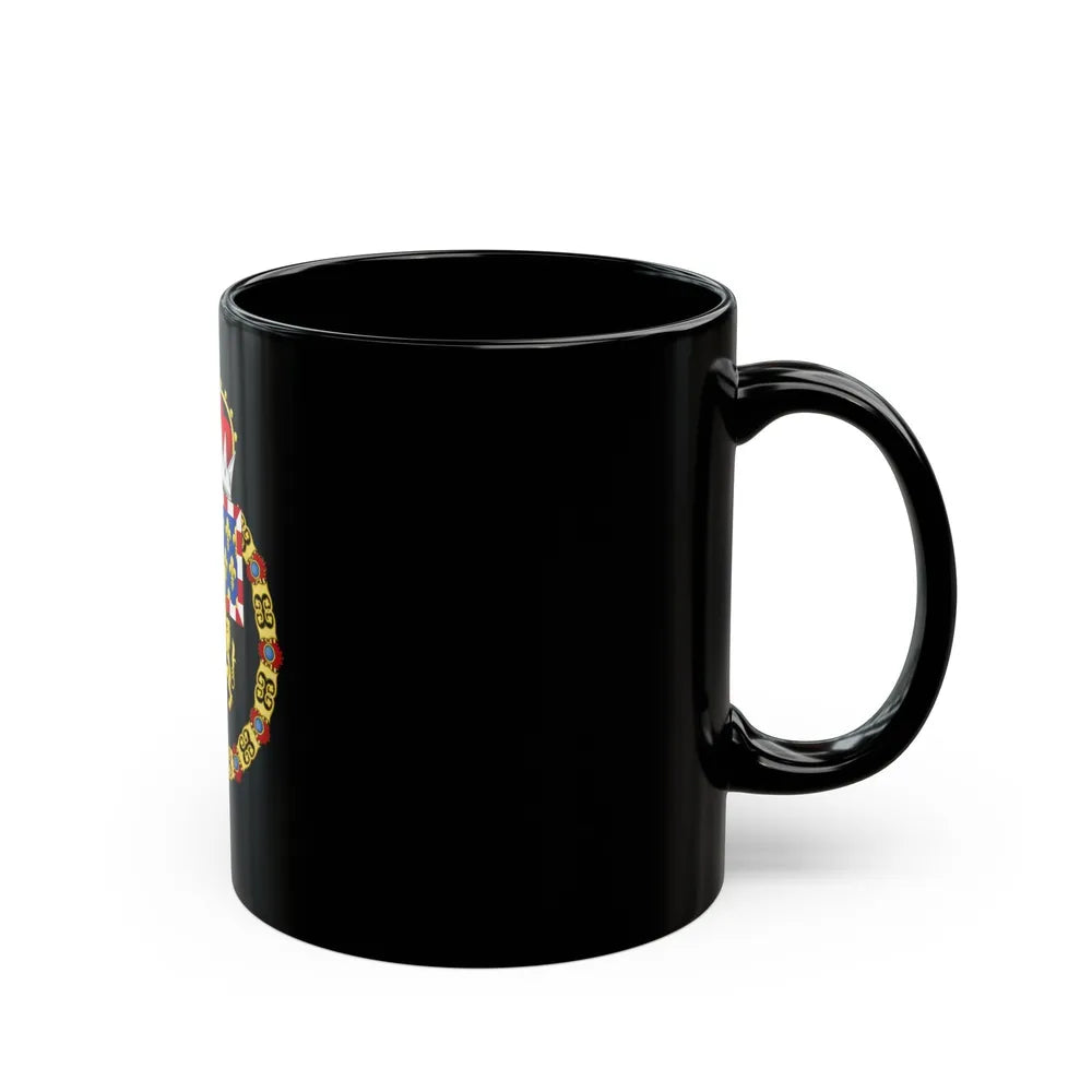 Coat of Arms of Philip IV of Burgundy - Black Coffee Mug-Go Mug Yourself