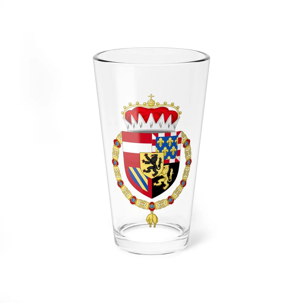 Coat of Arms of Philip IV of Burgundy - Pint Glass 16oz-16oz-Go Mug Yourself