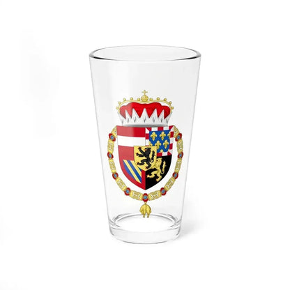 Coat of Arms of Philip IV of Burgundy - Pint Glass 16oz 16oz - Go Mug Yourself