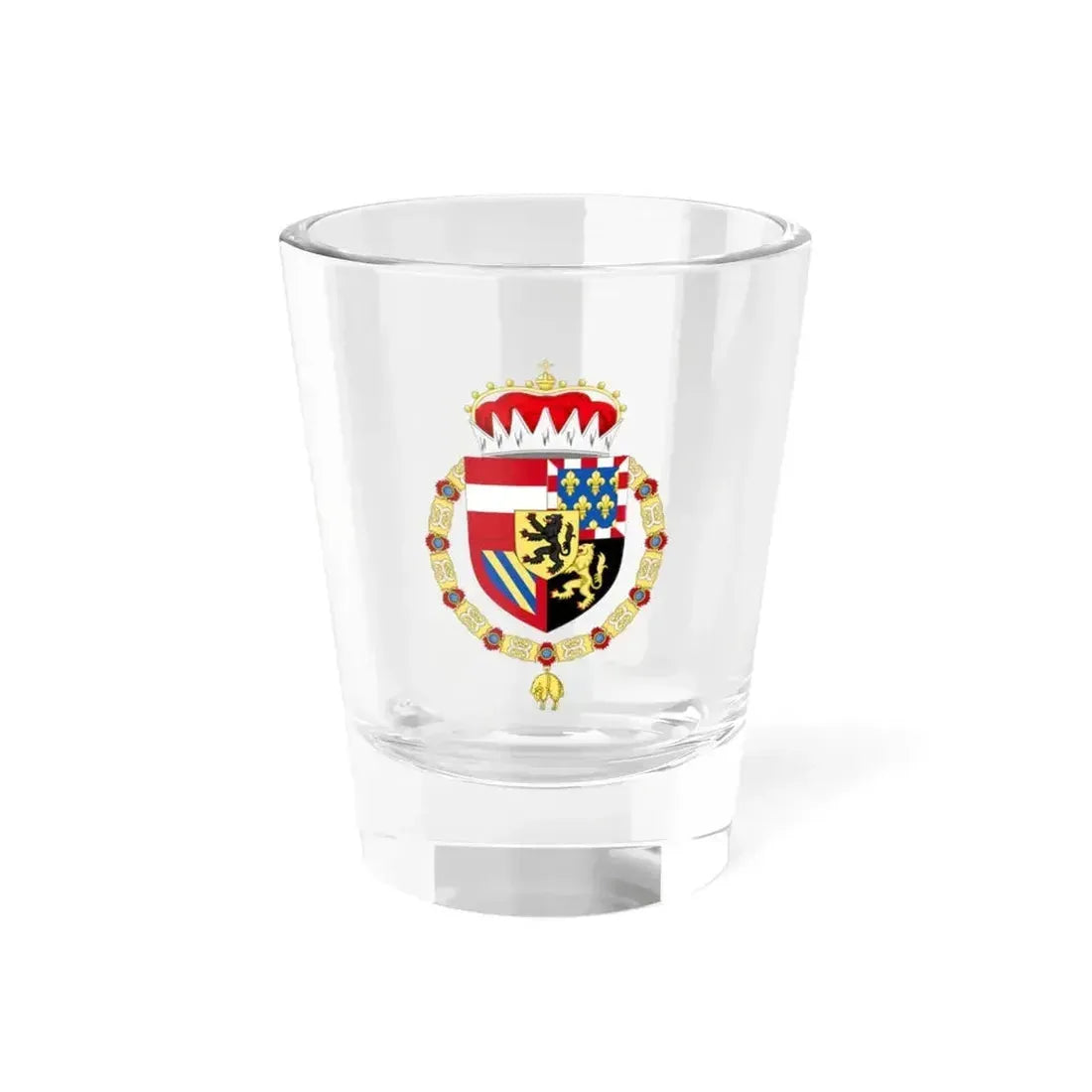 Coat of Arms of Philip IV of Burgundy - Shot Glass 1.5oz 1.5oz - Go Mug Yourself