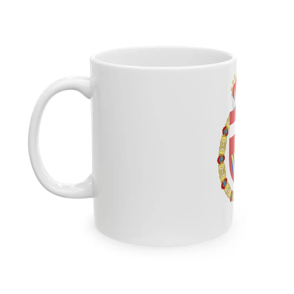 Coat of Arms of Philip IV of Burgundy - White Coffee Mug-Go Mug Yourself