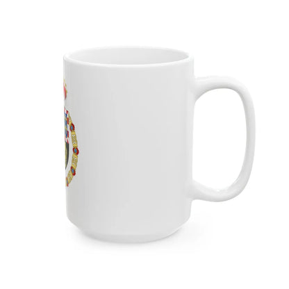 Coat of Arms of Philip IV of Burgundy - White Coffee Mug-Go Mug Yourself