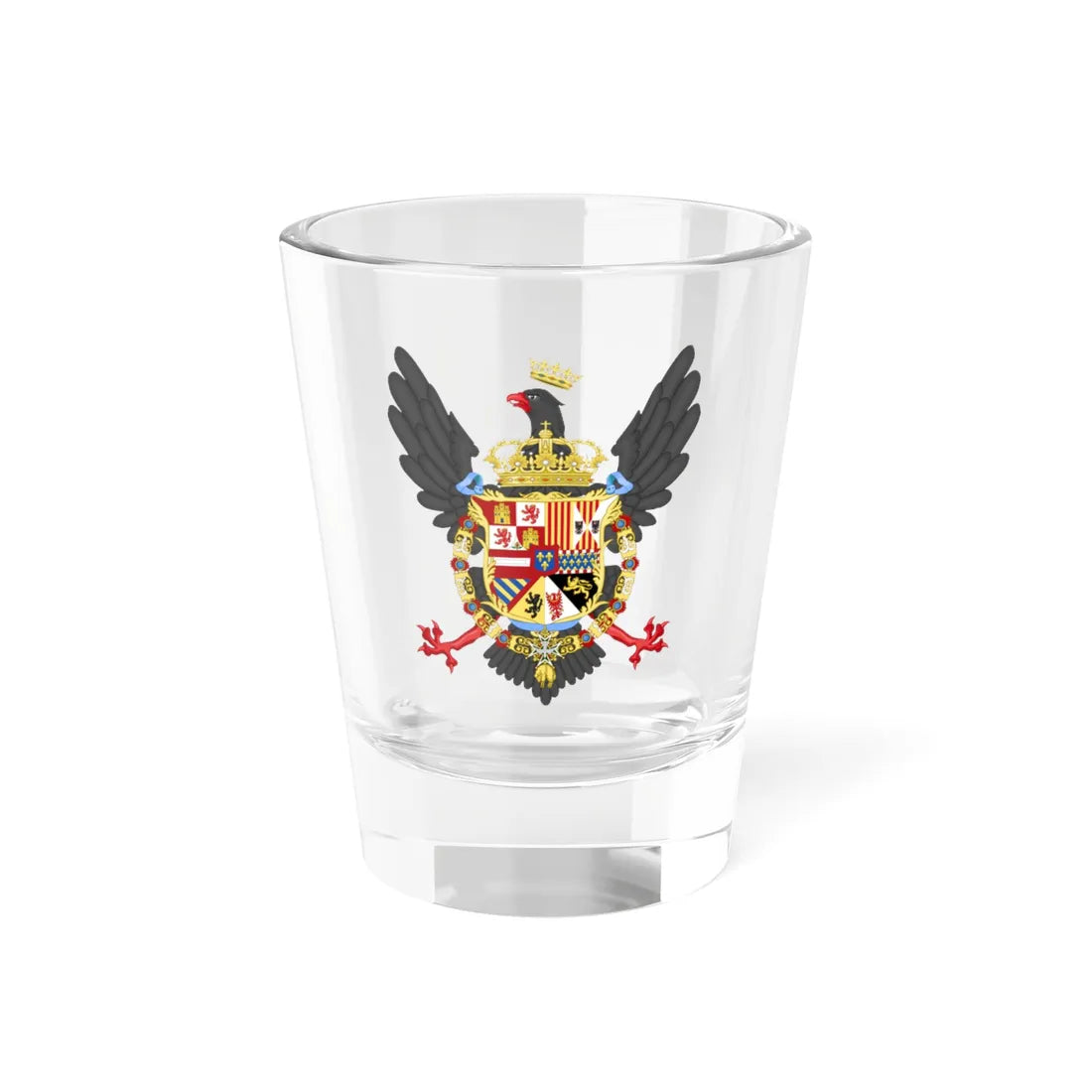 Coat of Arms of Philip IV of Sicily.Variant (Italy) (Coat of Arms) Shot Glass 1.5oz 1.5oz - Go Mug Yourself