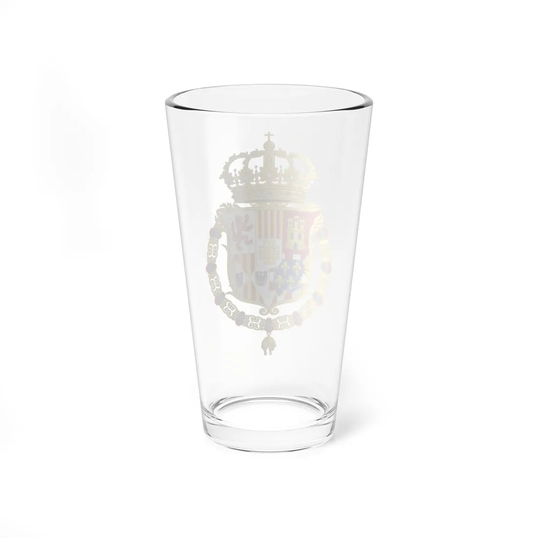 Coat of Arms of Philip V of Spain as Monarch of Naples (Italy) (Coat of Arms) Pint Glass 16oz - Go Mug Yourself