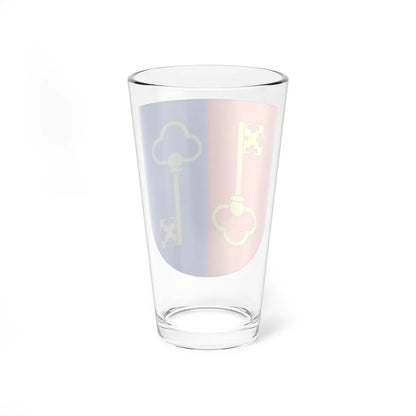 Coat of Arms of Pietrykaŭ Belarus (Belarus) (Coat of Arms) Pint Glass 16oz - Go Mug Yourself