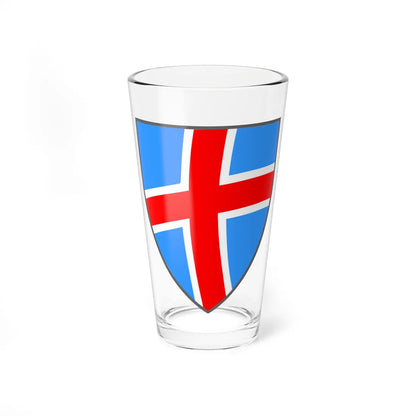 Coat of arms of Piran (Slovenia) (Coat of Arms) Pint Glass 16oz 16oz - Go Mug Yourself