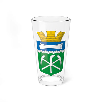 Coat of Arms of Pitkyaranta (Russia) (Coat of Arms) Pint Glass 16oz 16oz - Go Mug Yourself