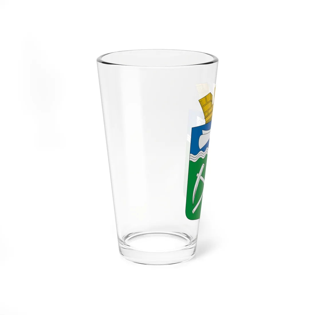 Coat of Arms of Pitkyaranta (Russia) (Coat of Arms) Pint Glass 16oz - Go Mug Yourself
