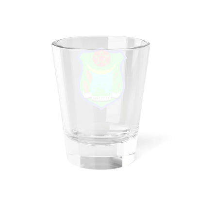 Coat of arms of Plasnica Municipality (North Macedonia) (Coat of Arms) Shot Glass 1.5oz - Go Mug Yourself