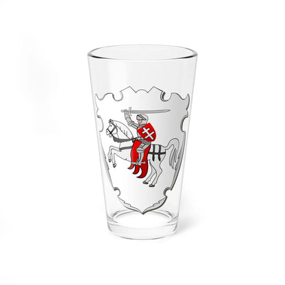 Coat of Arms of Połacak Voivodeship (Belarus) (Coat of Arms) Pint Glass 16oz 16oz - Go Mug Yourself