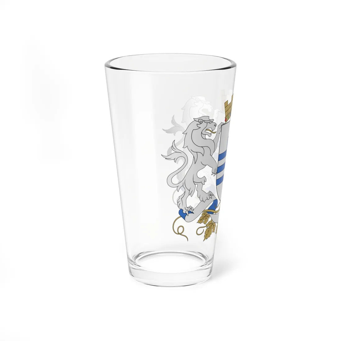 Coat of Arms of Podgorica (Montenegro) (Coat of Arms) Pint Glass 16oz - Go Mug Yourself