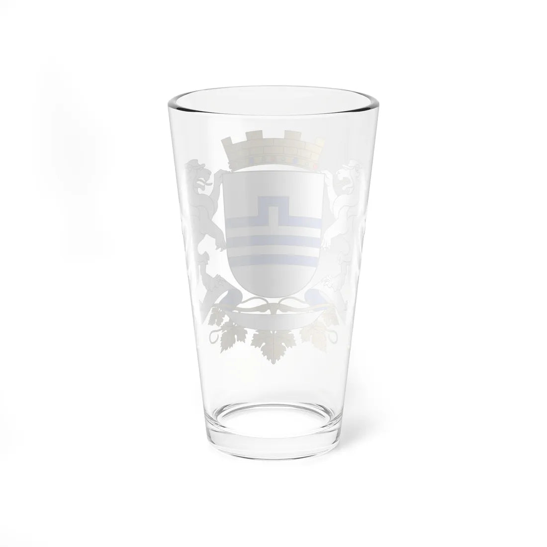 Coat of Arms of Podgorica (Montenegro) (Coat of Arms) Pint Glass 16oz - Go Mug Yourself
