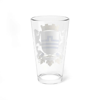 Coat of Arms of Podgorica (Montenegro) (Coat of Arms) Pint Glass 16oz - Go Mug Yourself