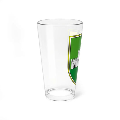 Coat of arms of Podlehnik (Slovenia) (Coat of Arms) Pint Glass 16oz - Go Mug Yourself