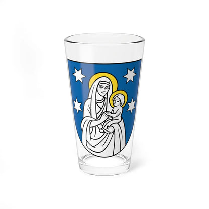 Coat of Arms of Podolínec (Slovakia) (Coat of Arms) Pint Glass 16oz 16oz - Go Mug Yourself