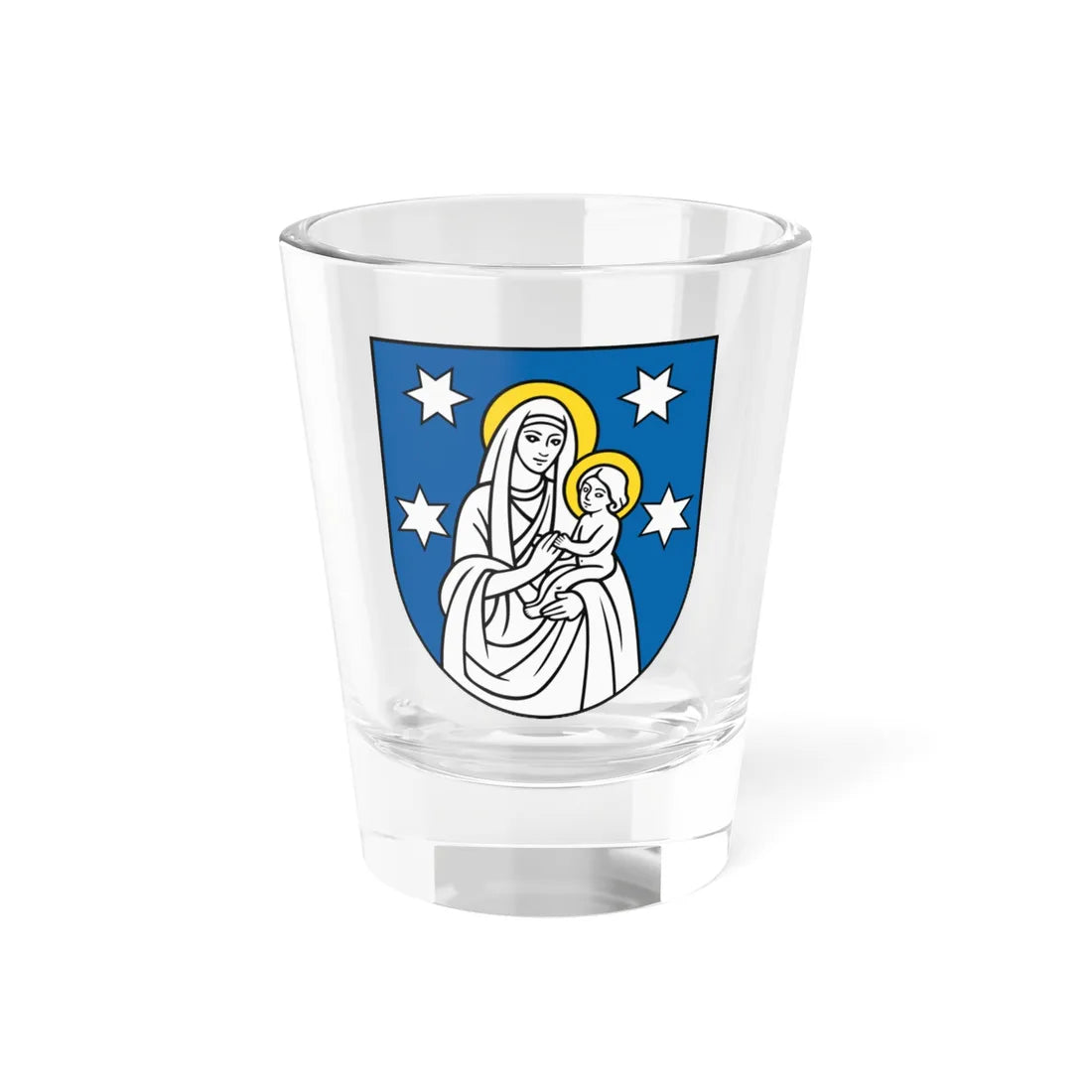 Coat of Arms of Podolínec (Slovakia) (Coat of Arms) Shot Glass 1.5oz 1.5oz - Go Mug Yourself