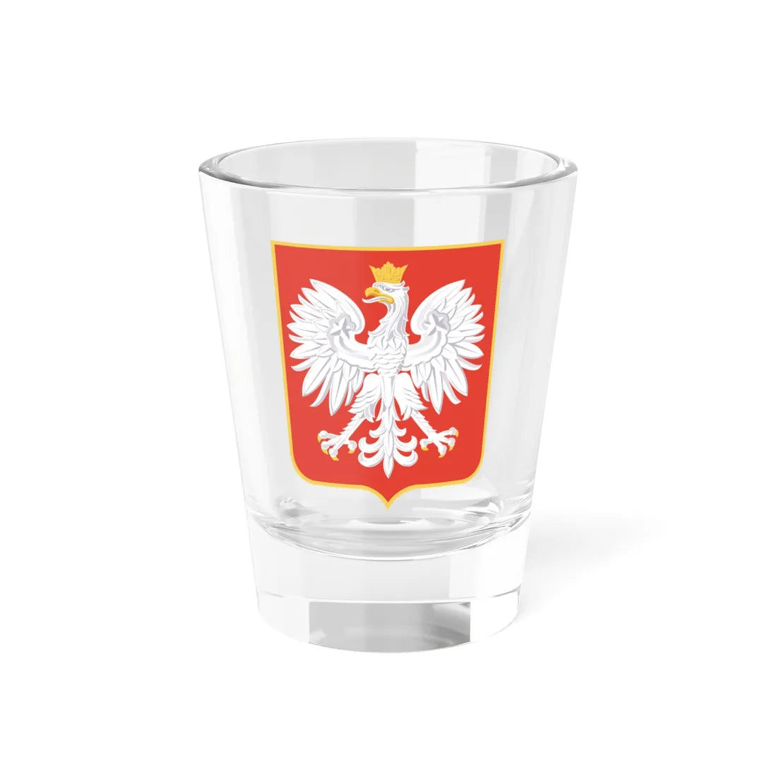Coat of arms of Poland 1928-1939 (Poland) (Coat of Arms) Shot Glass 1.5oz 1.5oz - Go Mug Yourself