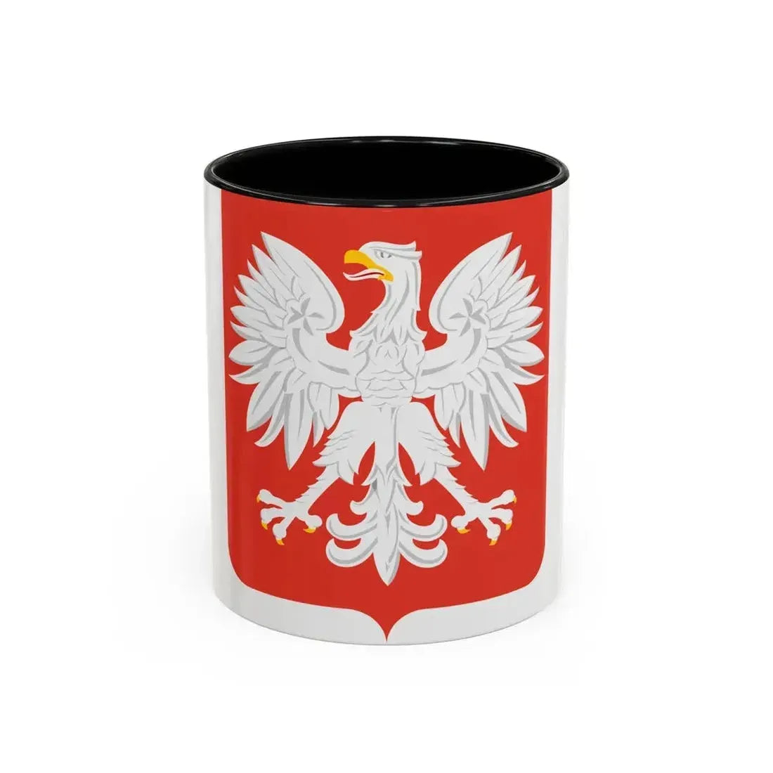 Coat of arms of Poland (1955-1980) - Accent Coffee Mug 11oz Black - Go Mug Yourself