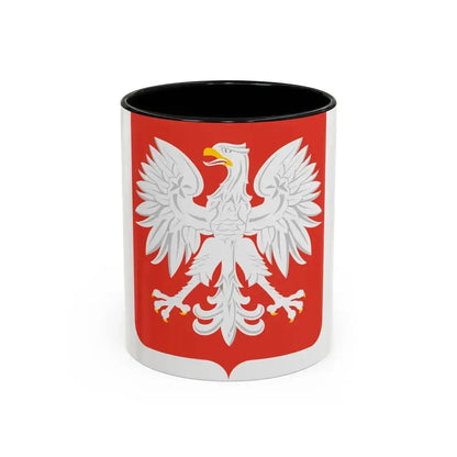 Coat of arms of Poland (1955-1980) - Accent Coffee Mug 11oz Black - Go Mug Yourself