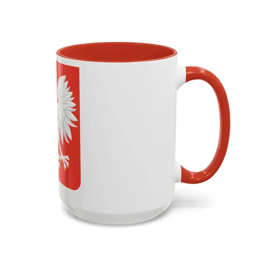 Coat of arms of Poland (1955-1980) - Accent Coffee Mug - Go Mug Yourself