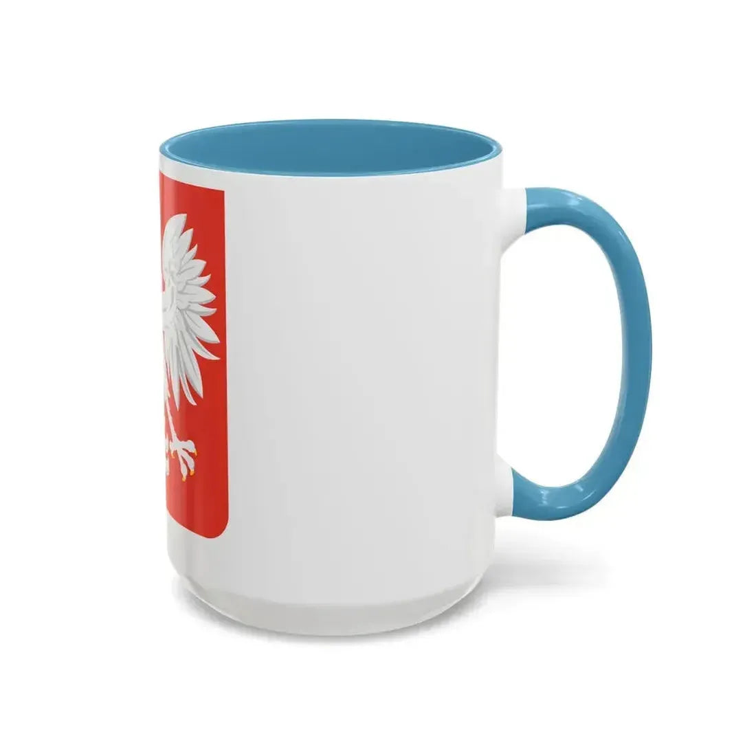 Coat of arms of Poland (1955-1980) - Accent Coffee Mug - Go Mug Yourself