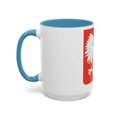 Coat of arms of Poland (1955-1980) - Accent Coffee Mug - Go Mug Yourself