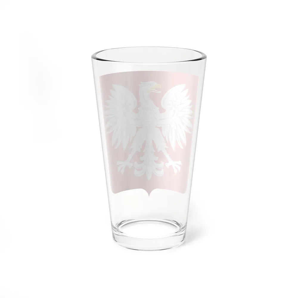 Coat of arms of Poland (1955-1980) - Pint Glass 16oz-Go Mug Yourself